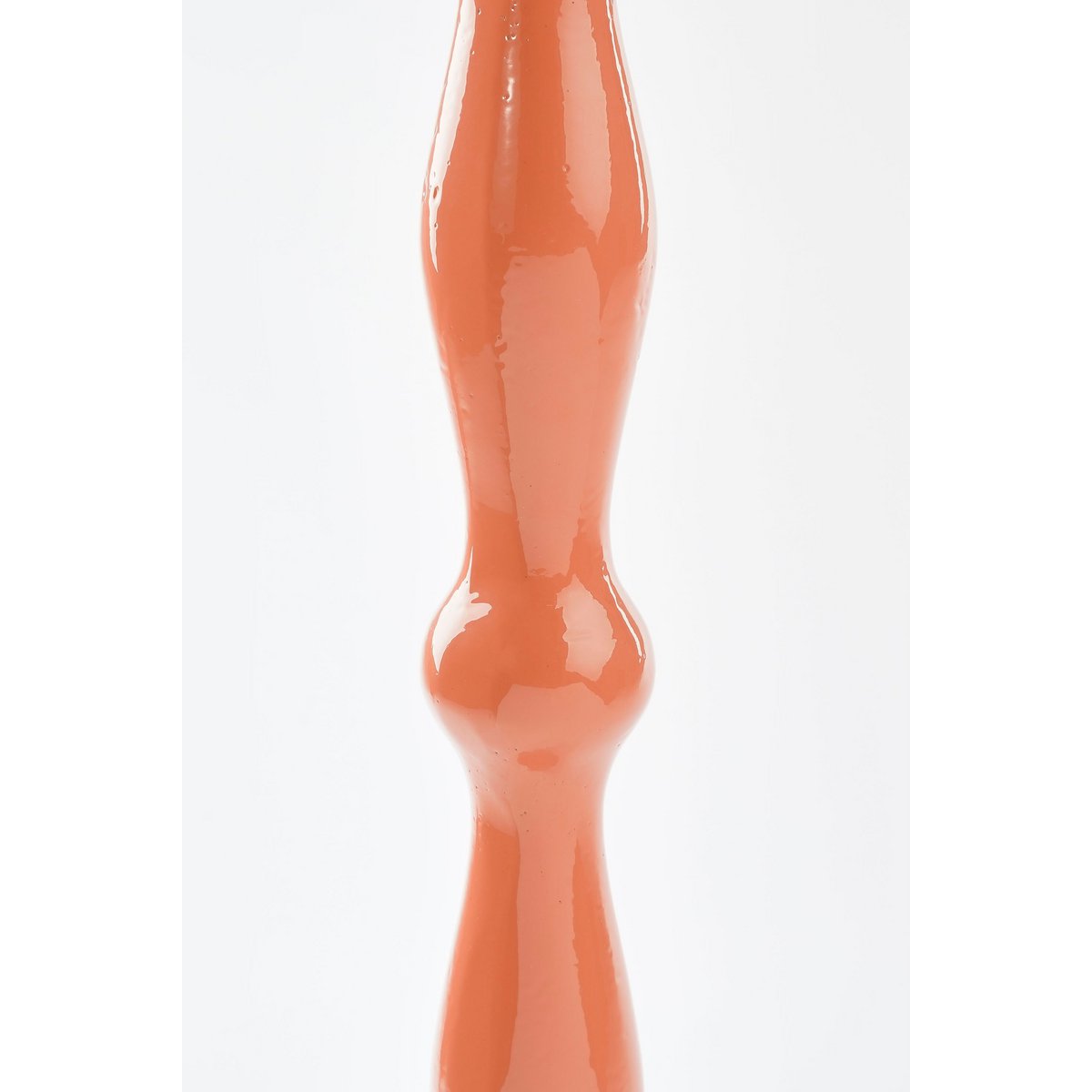 Bijzettafel Oranje Duco - H66 x Ø25 cm  - Gerecycled Aluminium -