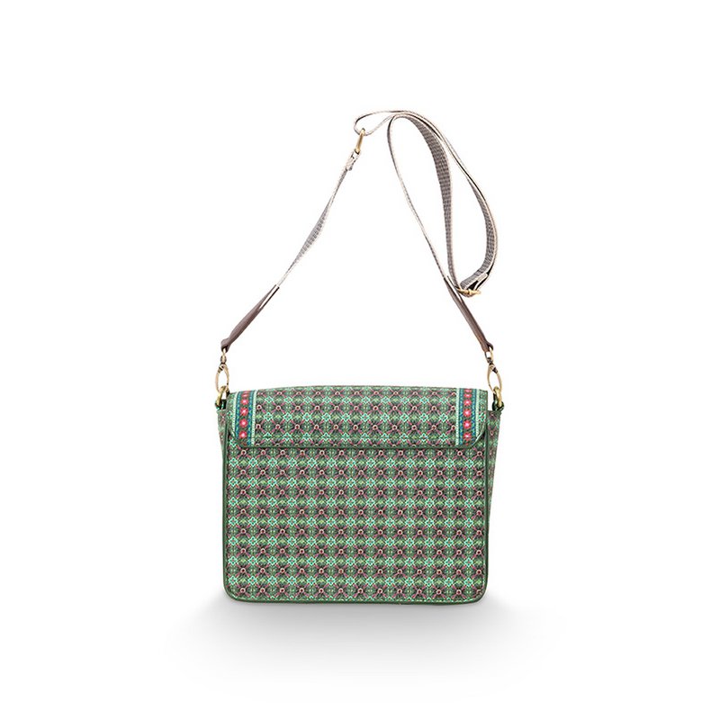 Cross Body Tas Groen Smal Pip Studio