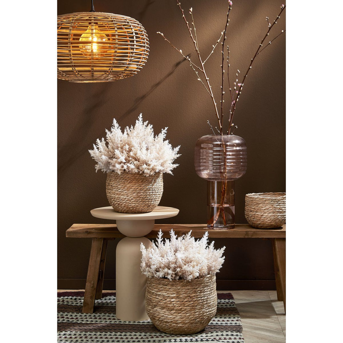 Houten Bankje van gerecycled Hout - Bruin
