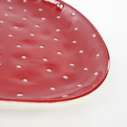 Bord Aardbei - L36 x B29 x H3 cm - Rood