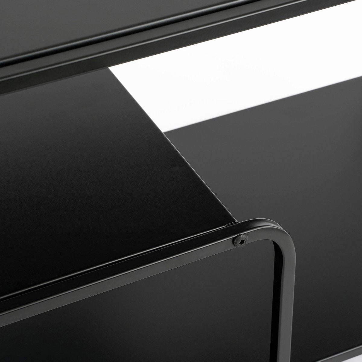 Salontafel Metaal Zwart - L110 x B38 x H50 cm - Jules