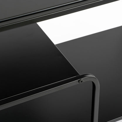 Salontafel Metaal Zwart - L110 x B38 x H50 cm - Jules