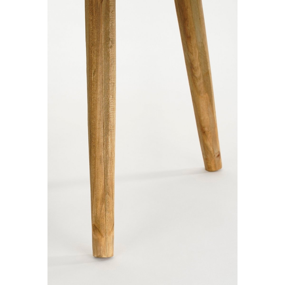 Bijzettafel Bold - H28 x Ø26 cm - Gerecycled Hout - Bruin