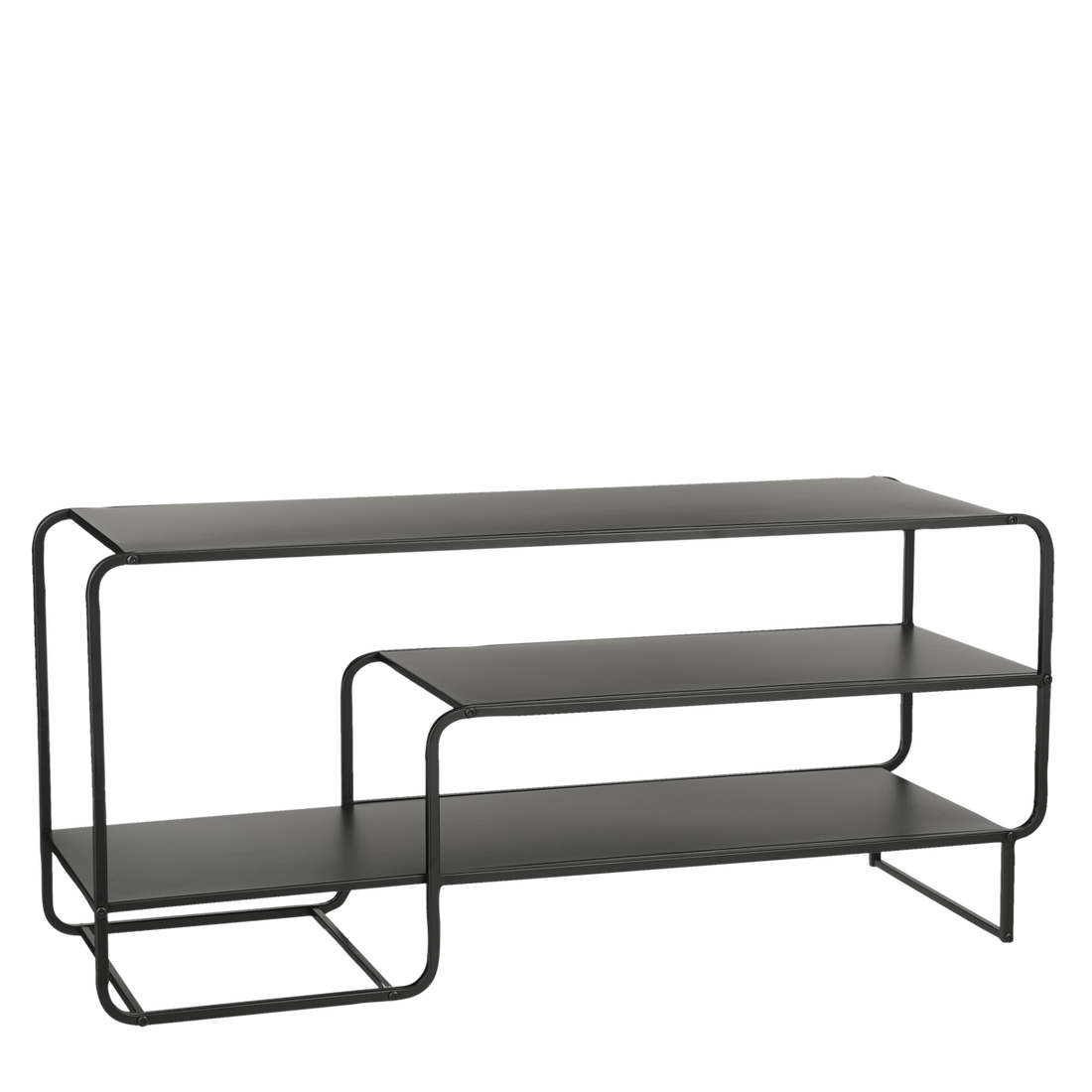 Salontafel Metaal Zwart - L110 x B38 x H50 cm - Jules