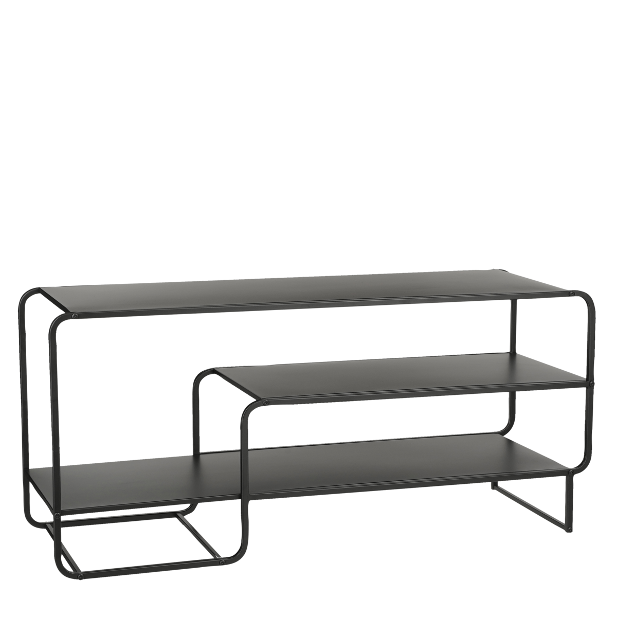 Salontafel Metaal Zwart - L110 x B38 x H50 cm - Jules