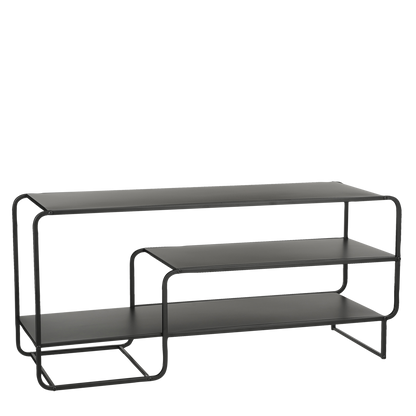 Salontafel Metaal Zwart - L110 x B38 x H50 cm - Jules