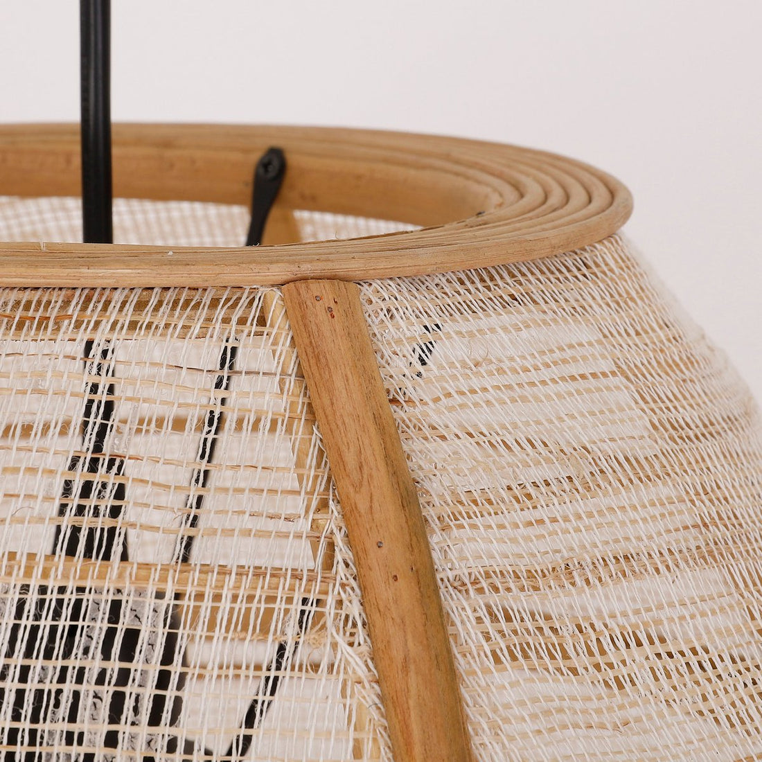 Hanglamp Linnen Beige Pella - H58 x Ø33 cm