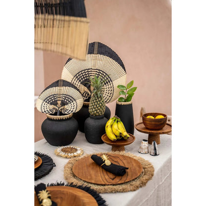 Vaas - Zwart Naturel - M De Styly