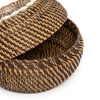 Mand De Koloniale Peek-a-Boo Mand - Natuurlijk Bruin - S