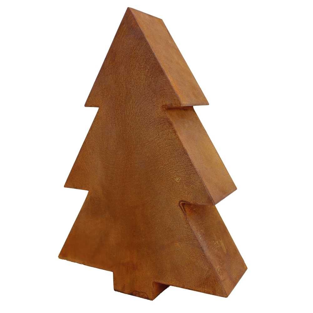 Kerstboom roest metaal 2 maten
