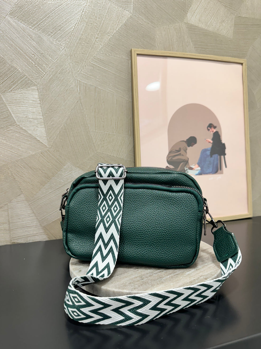 Crossbody tas met afneembare band