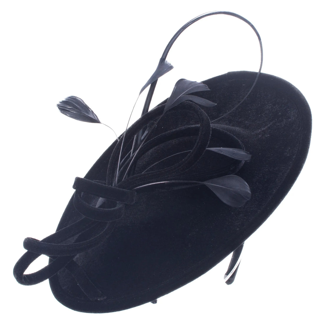 Fluwelen fascinator