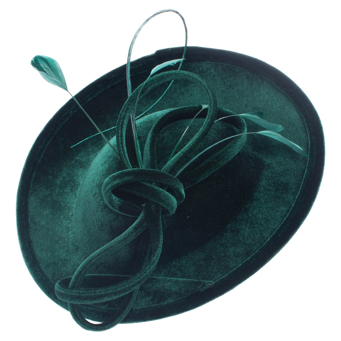 Fluwelen fascinator