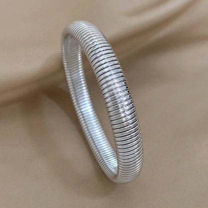 Elastische armband rvs Jolein