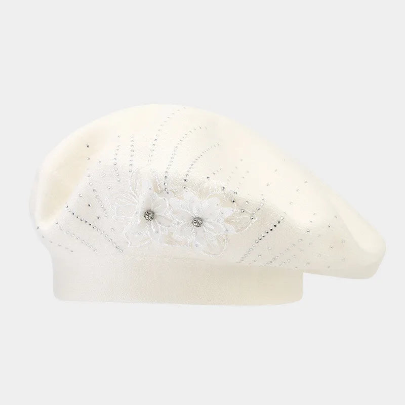 Baret Riana bloemdetail