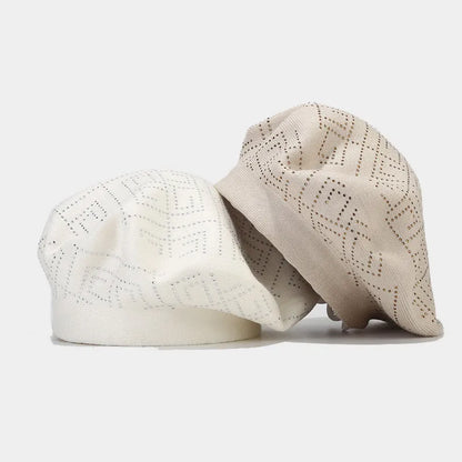 Franse baret met kleine steentjes diversen kleuren