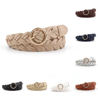 Gevlochten riem - in verschillende kleuren
