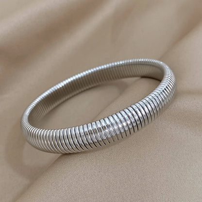 Elastische armband rvs Jolein
