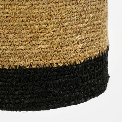 Hanglamp Jute Zwart Jinx- H30 x Ø15 cm