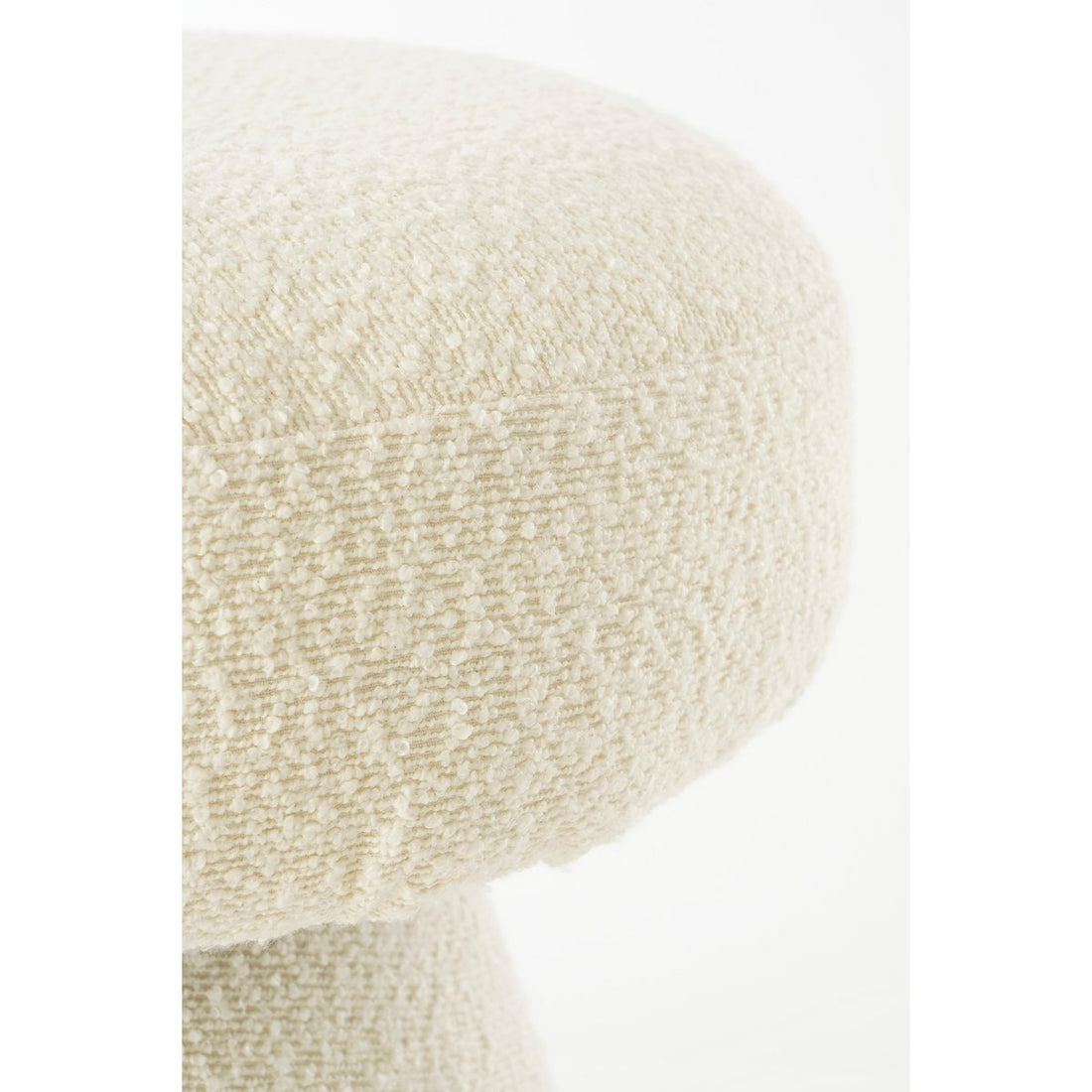 Poef Off White - H46 x Ø49 cm