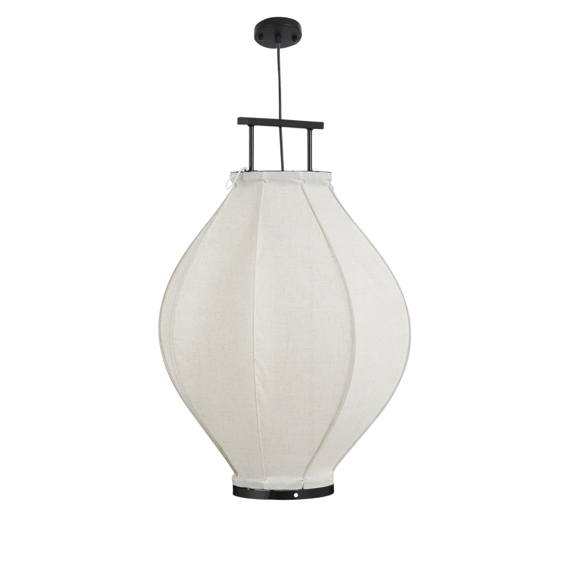 Hanglamp Linnen Pego- H73 x Ø54 cm - Off White