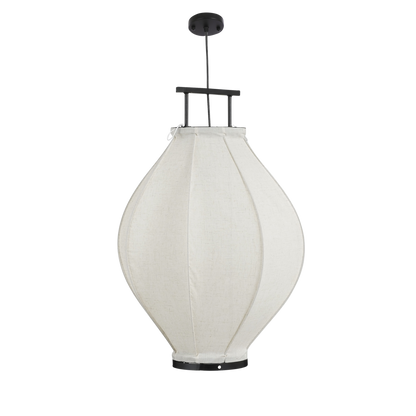 Hanglamp Linnen Pego- H73 x Ø54 cm - Off White