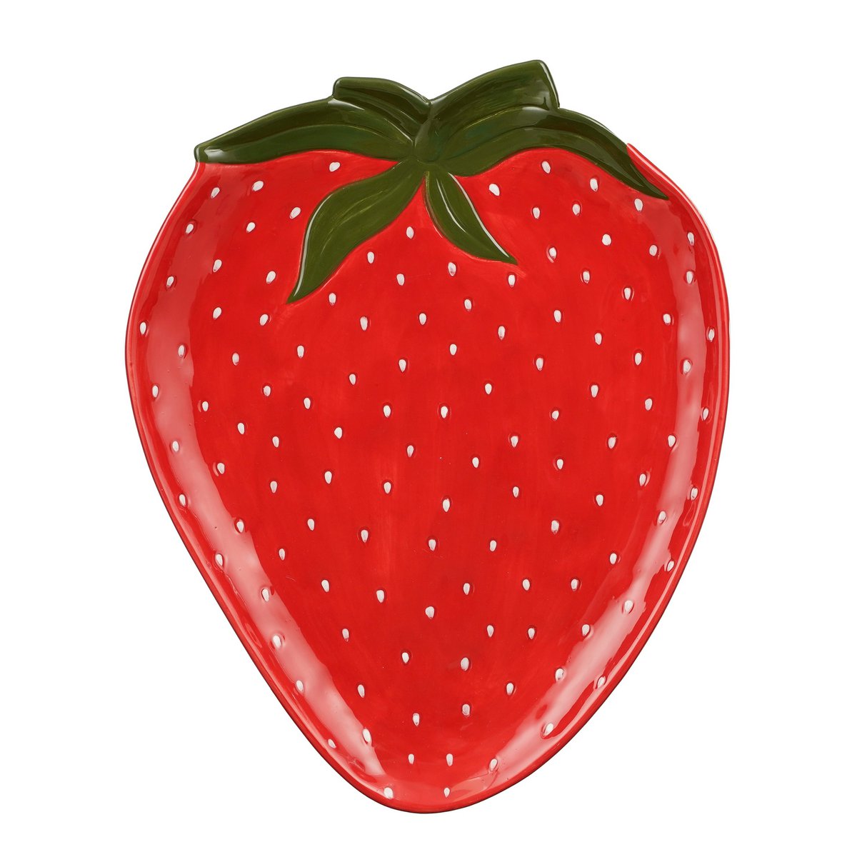 Bord Aardbei - L36 x B29 x H3 cm - Rood