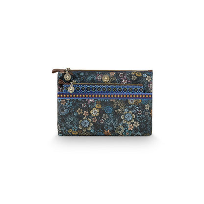 Toilettas Pip Studio Combi Tutti i Fiori Blue 26x18x7.5cm/22x13x1cm