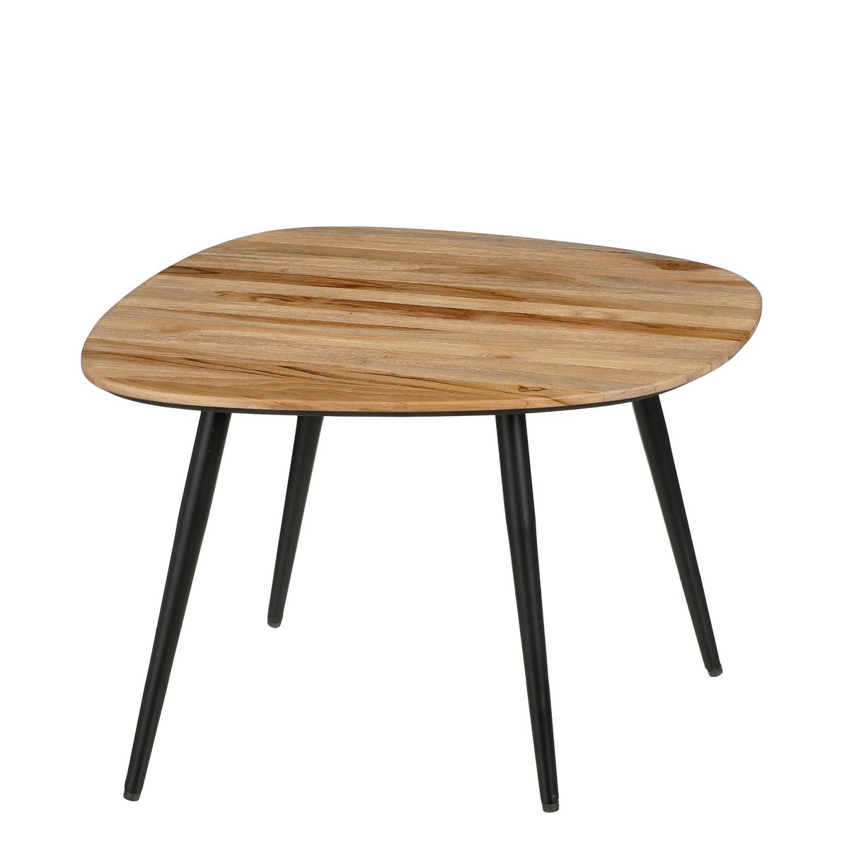 Bijzettafel Bruin - Set van 3 - L62 x B52 x H34 cm - Gerecycled Hout - Jailey