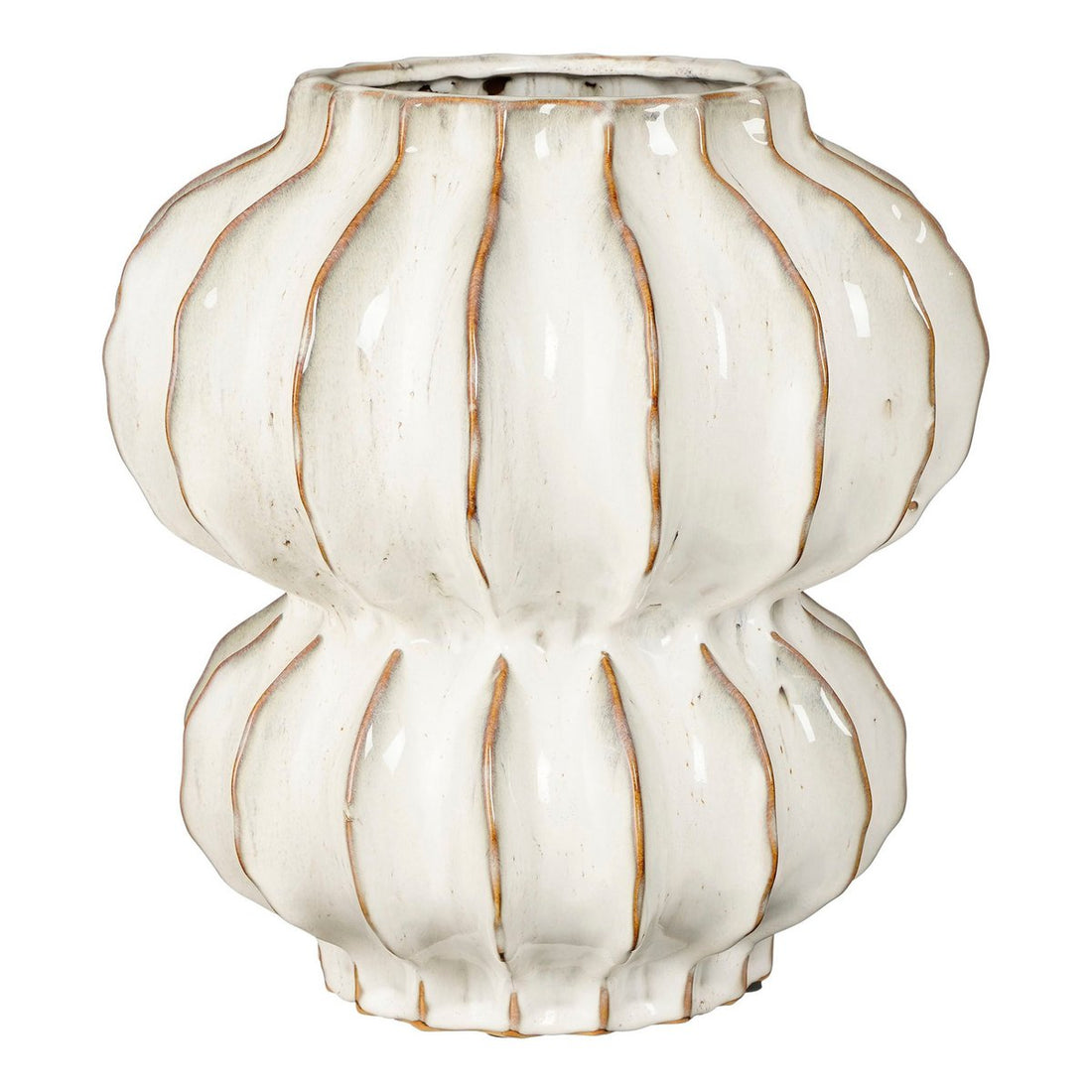 Vaas Altea - H35 x Ø33 cm - Keramiek - Off White