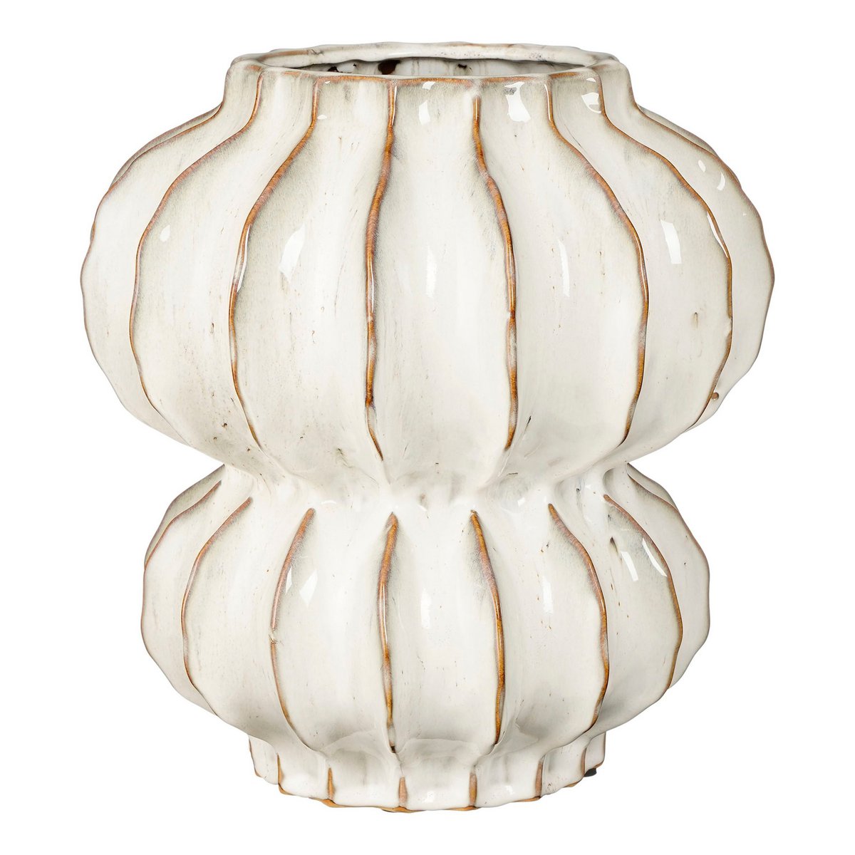 Vaas Altea - H35 x Ø33 cm - Keramiek - Off White