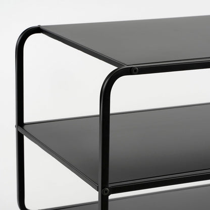 Salontafel Metaal Zwart - L110 x B38 x H50 cm - Jules
