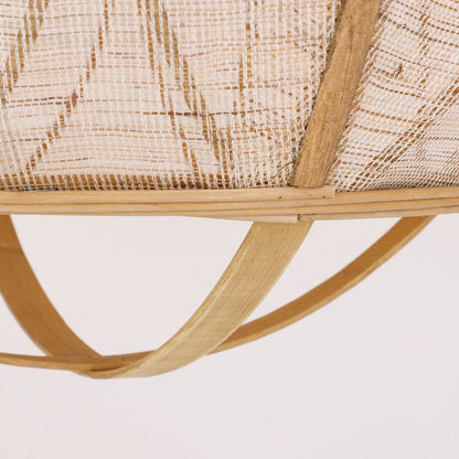 Hanglamp Linnen Pella  - H44 x Ø45 cm - Linnen - Beige