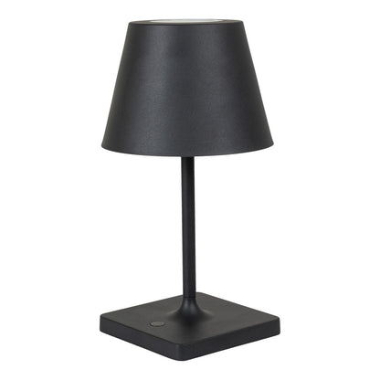 LED Tafellamp Oplaadbaar zwart staal