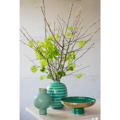 Vaas Metal Stripes Green 32cm