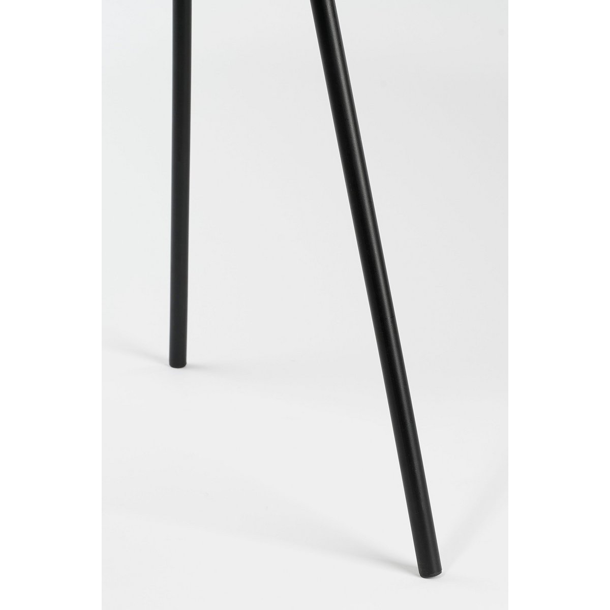 Bijzettafel Zwart Metaal Pontus - Set van 2 - H45 x Ø55 cm