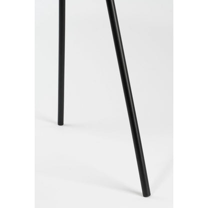 Bijzettafel Zwart Metaal Pontus - Set van 2 - H45 x Ø55 cm