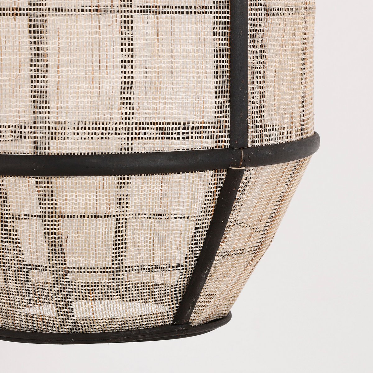 Hanglamp Linnen- H46 x Ø29 cm - Linnen - Off White