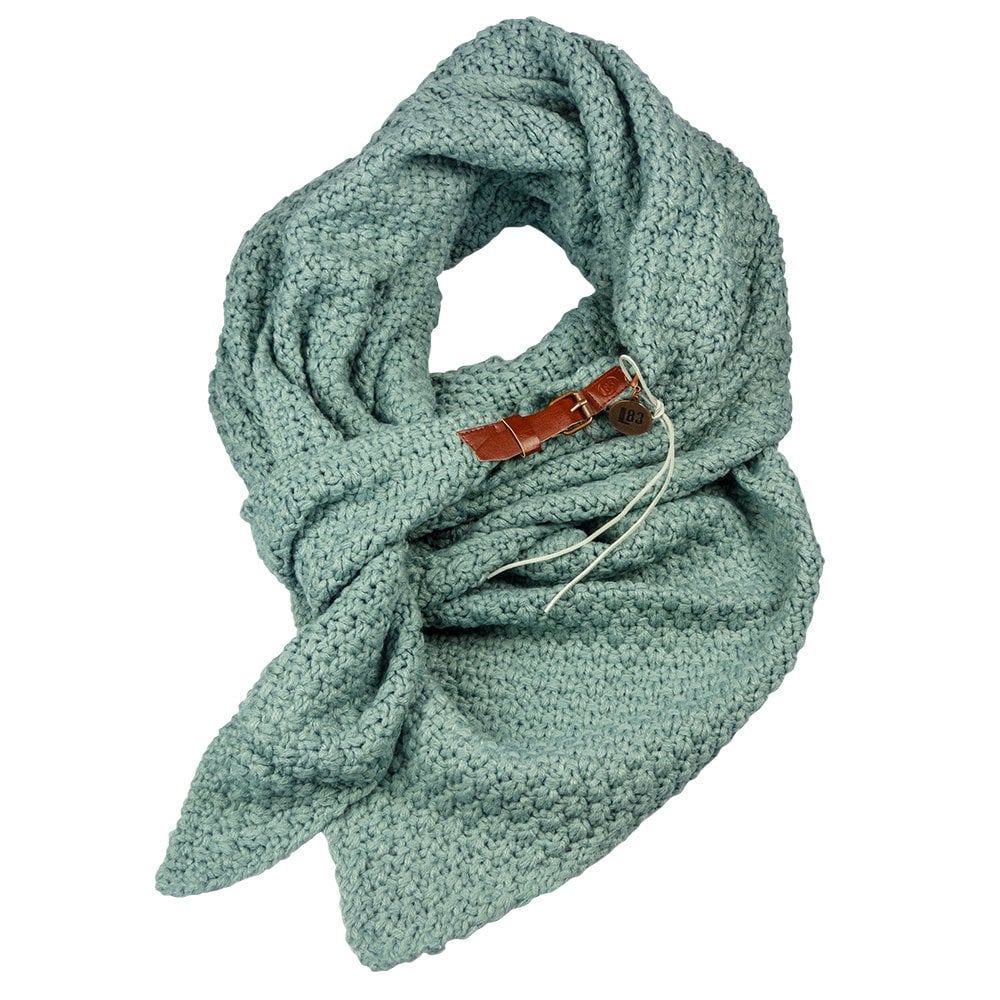 Gebreide omslagdoek Lot Mint - MINT
