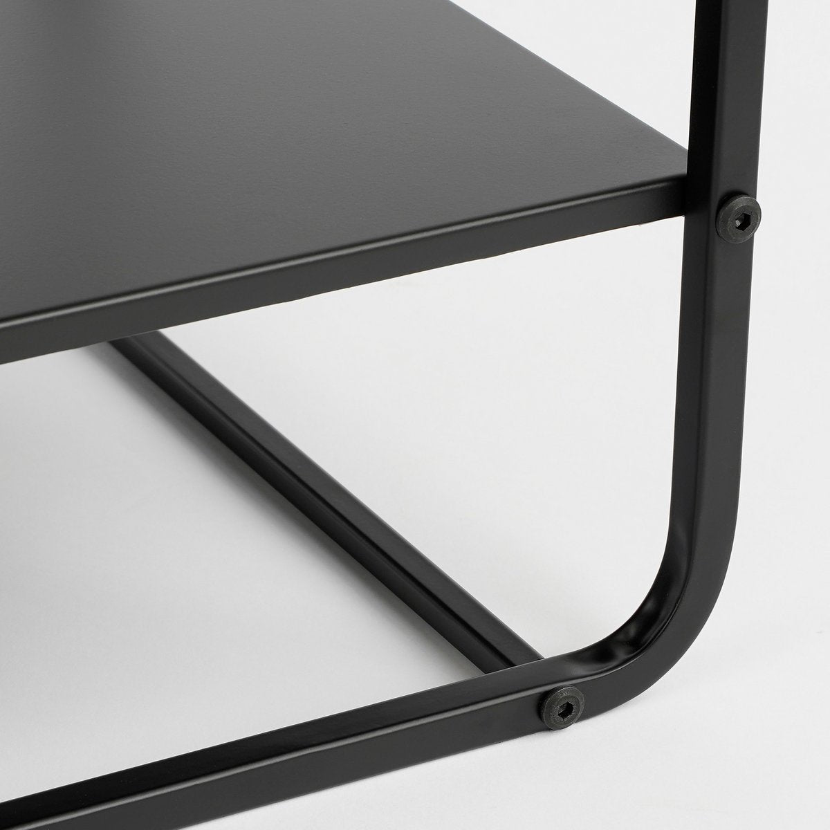 Salontafel Metaal Zwart - L110 x B38 x H50 cm - Jules
