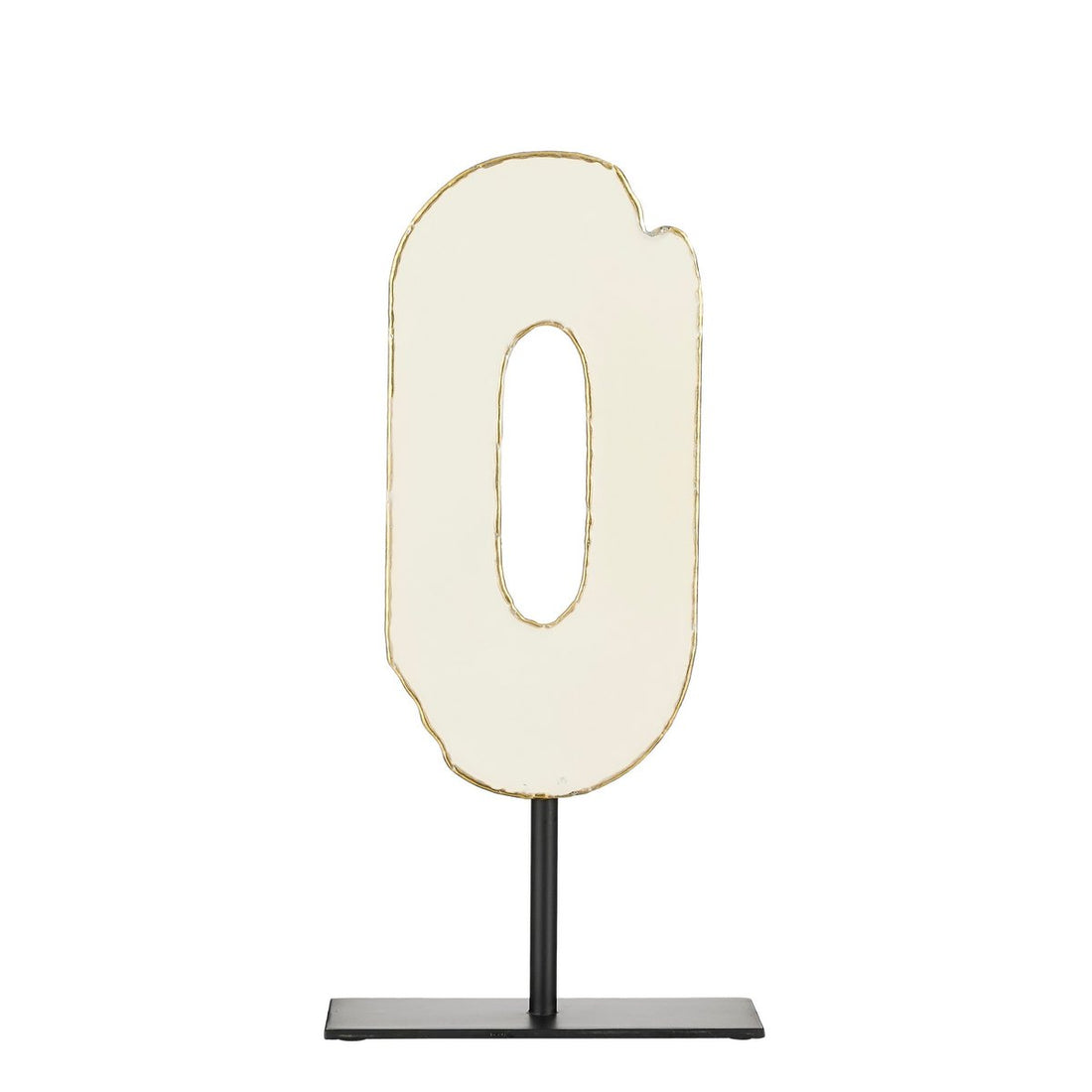 Ornament op Voet Crème