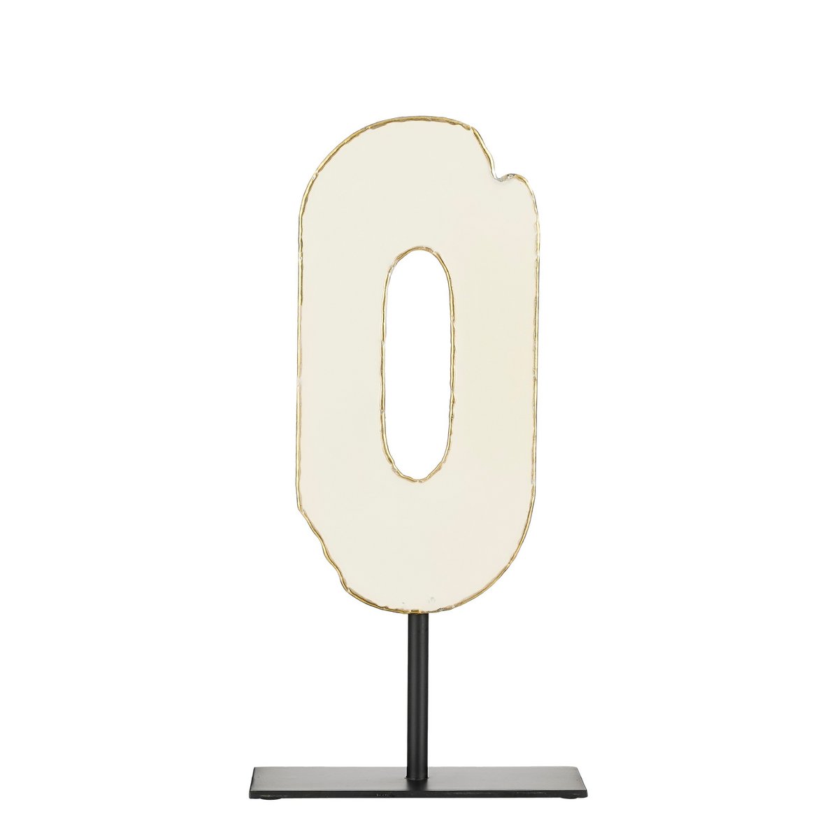 Ornament op Voet Crème