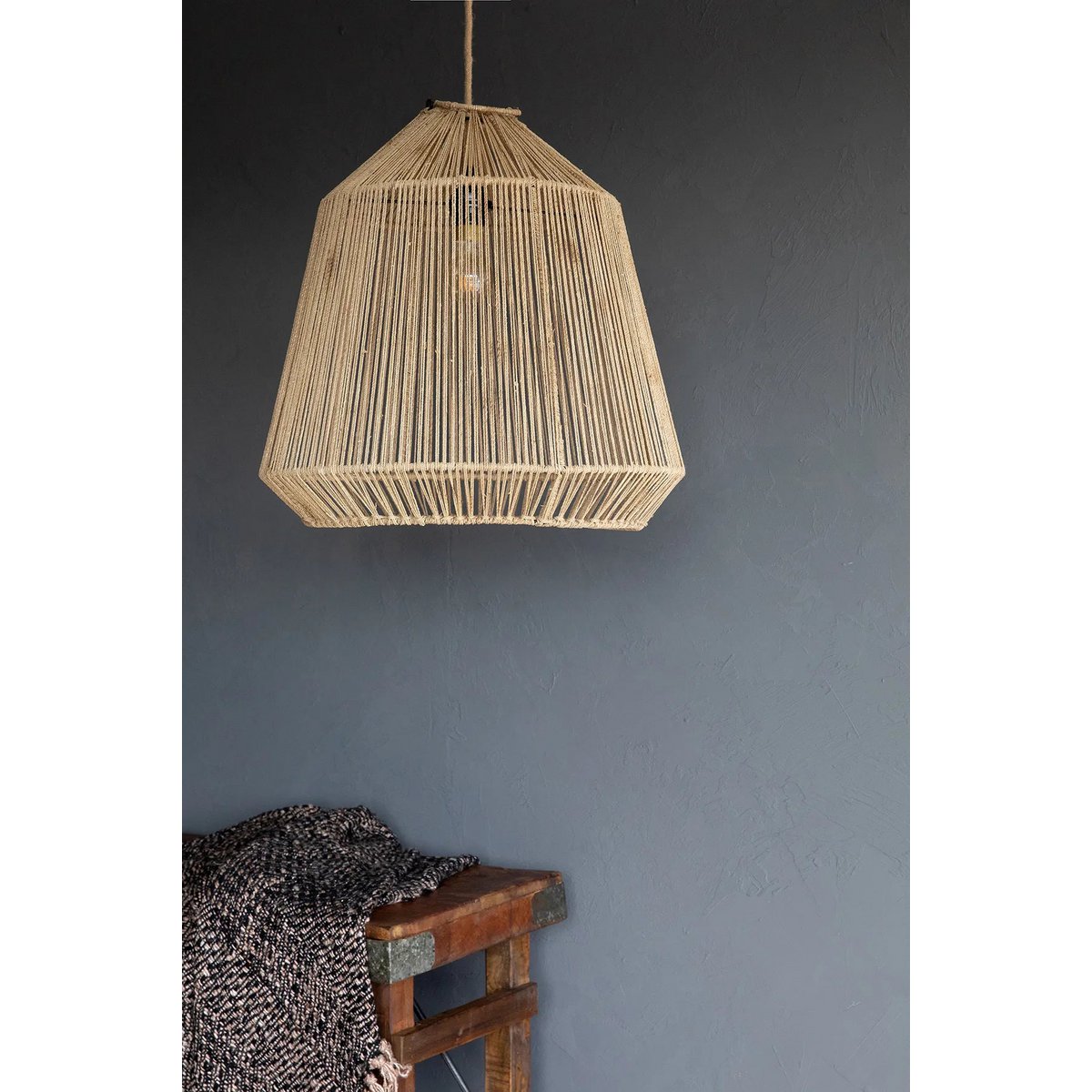 Hanglamp Conisch  - Natuurlijk