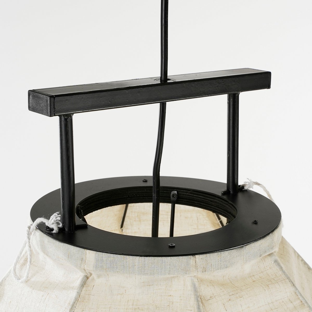Hanglamp Linnen Pego- H73 x Ø54 cm - Off White