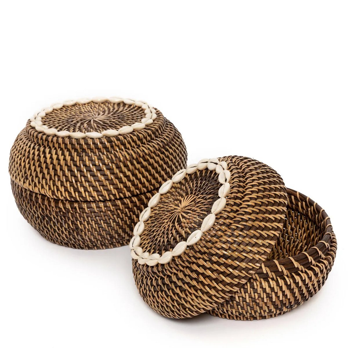 Mand De Koloniale Peek-a-Boo Mand - Natuurlijk Bruin - S