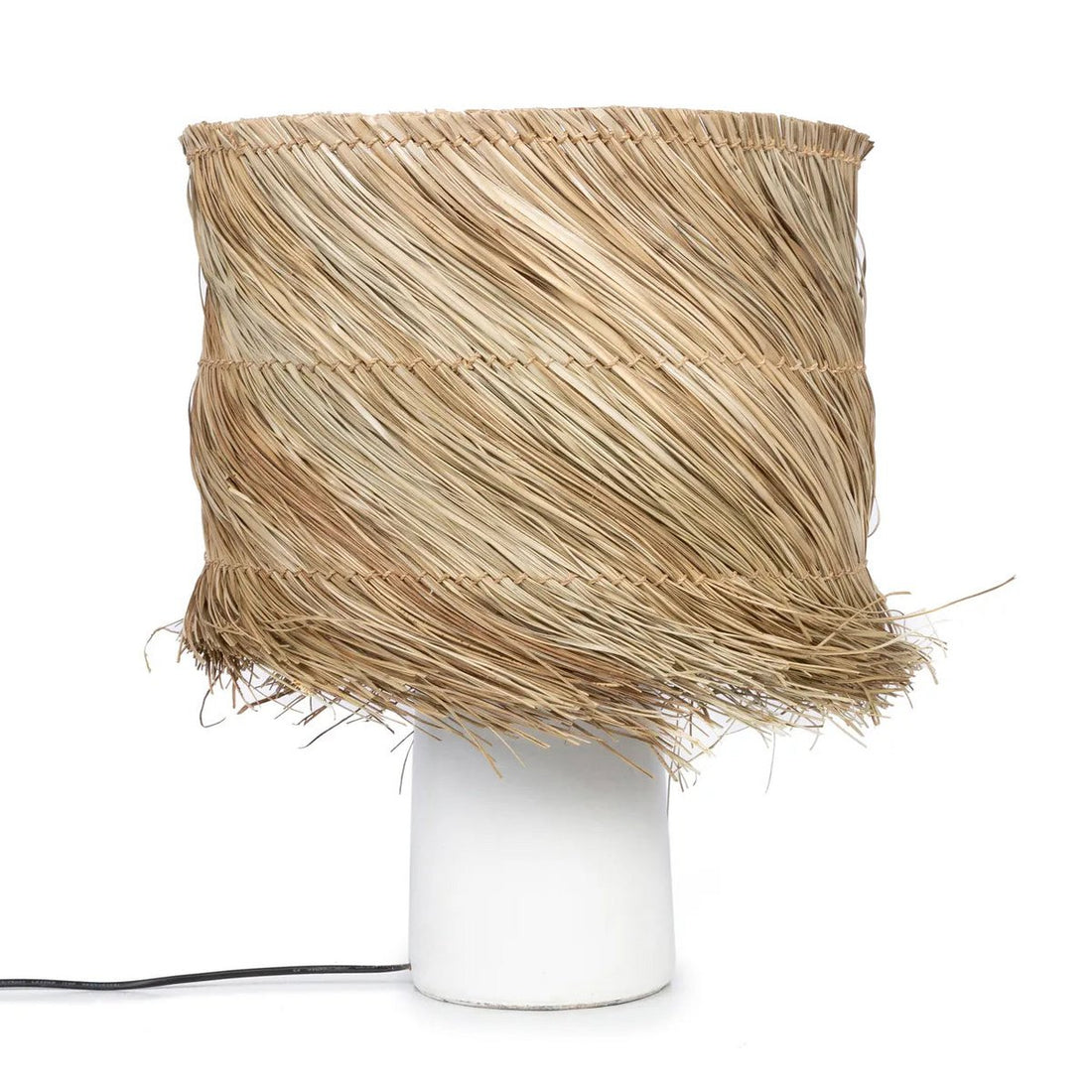 Tafellamp De Pandan- wit naturel