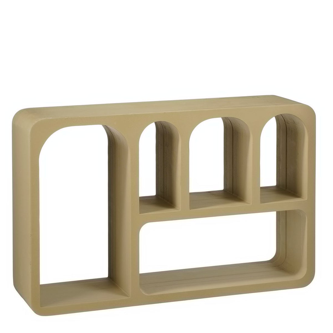 Wandkast Taupe - L60 x B15 x H38 cm - MDF - FSC 100%