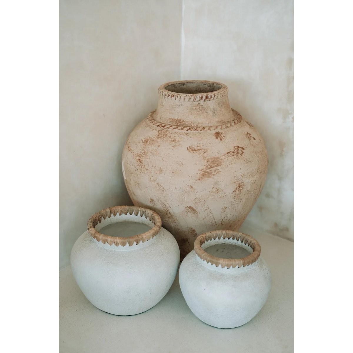 Vaas - Beton Naturel - M - De Styly