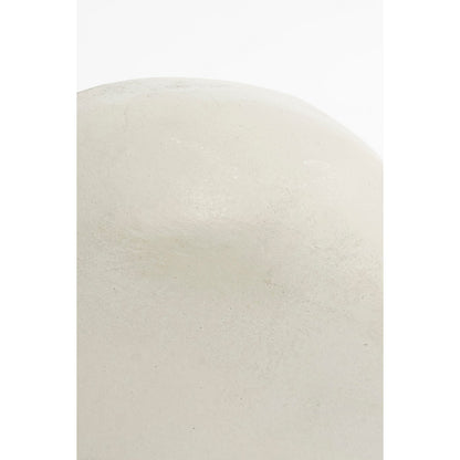 Ornament op Voet -  Mangohout - Off White