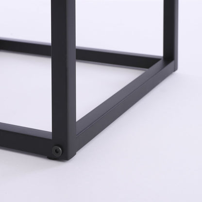 Oskar Plantentafel - Hout, Metaal - Zwart